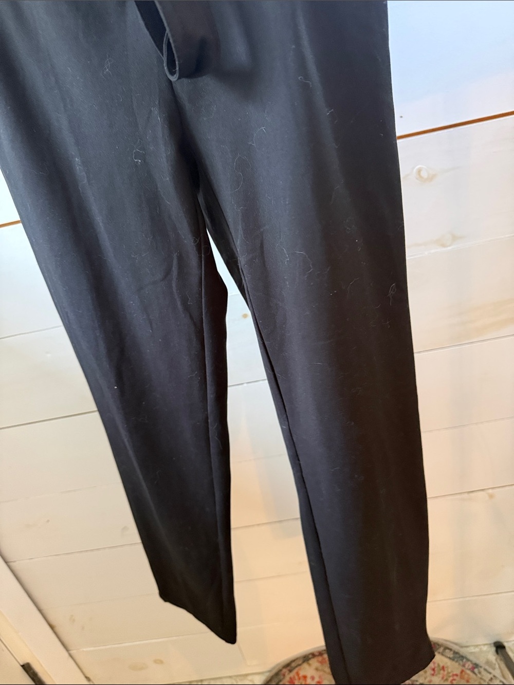 Nicole Miller Black Tie-Waist Tapered Pants - Picture 4 of 6